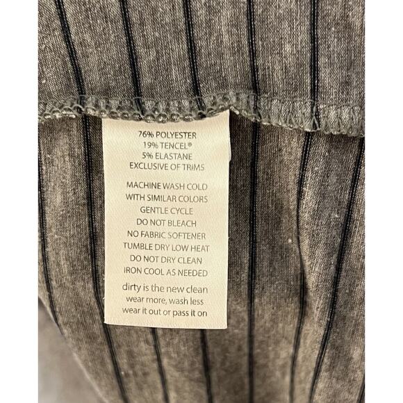 Toad & Co Swifty Tank Top Womens Size Small Gray Striped Scoop Neck Stretch - Picture 4 of 8